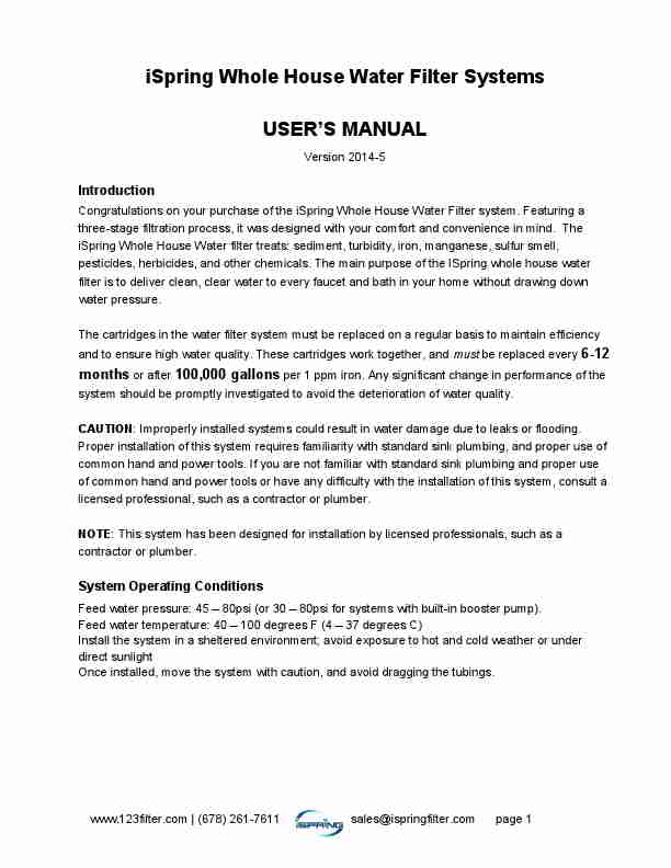 Ispring Wgb32bm Manual_pdf